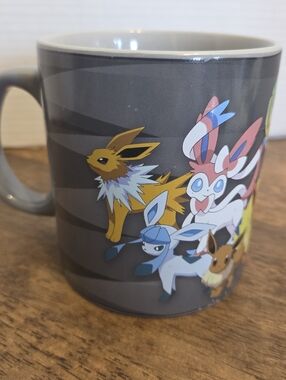 Pokemon Eeveelutions Gray Character Mug 18oz 2016